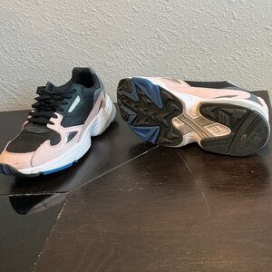 Women Adidas Pink and Black Athletic Shoes size 8.5